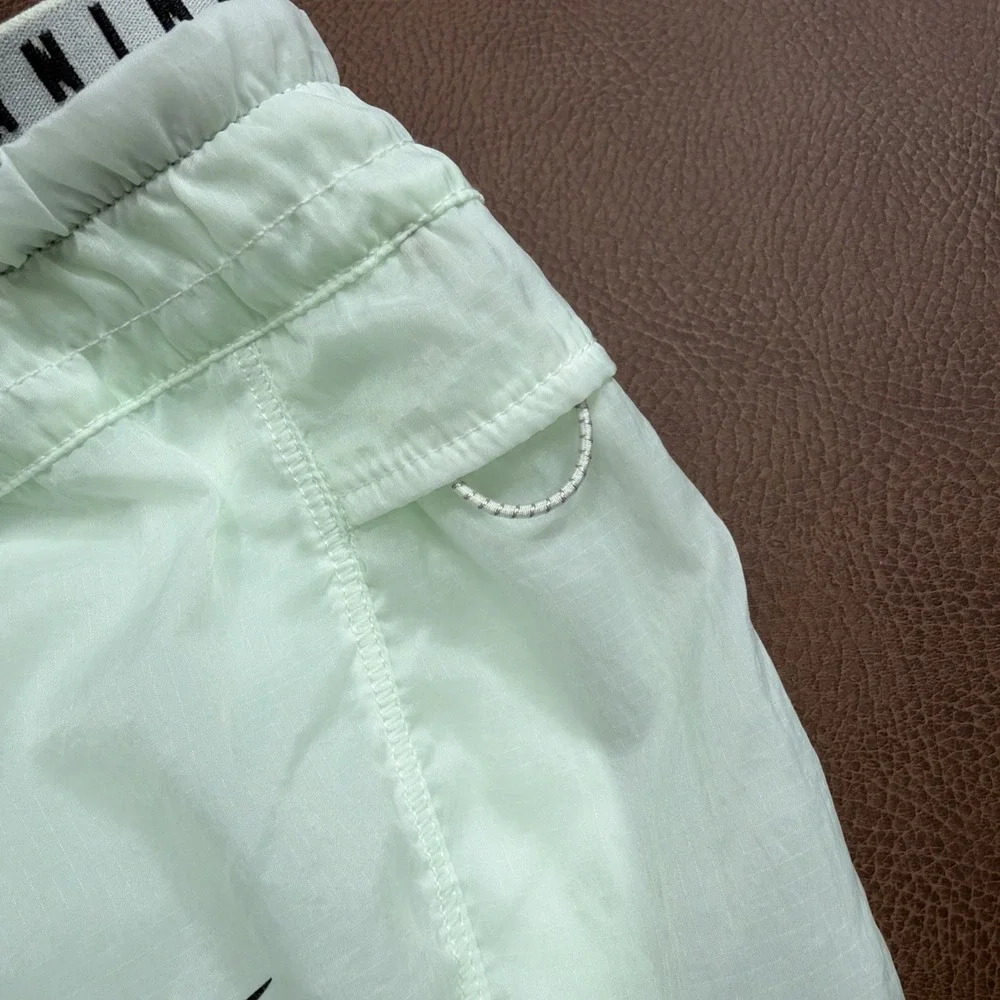 Nike Running Division 2-in-1 Tempo Luxe Light Green Shorts Mint Women's XL Rare!